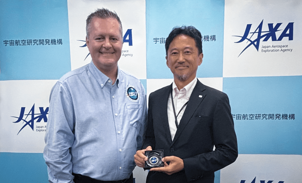 Dr. John Wensveen meets with Mr. Toshiaki Sato, JAXA Vice President